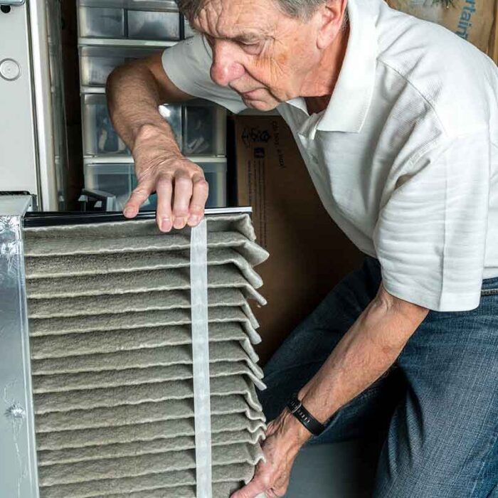 Changing your hvac air filters with Bonsky Heating & Cooling